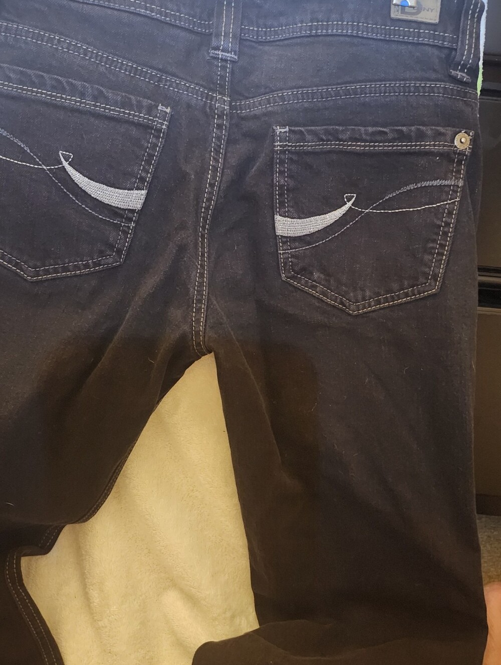 Women's black d k n y jeans